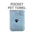 Microfiber Hanging Hook Dog Cat Pet Bath Towel