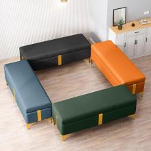 Gold Wood Frame Double Seats for Waiting Areas