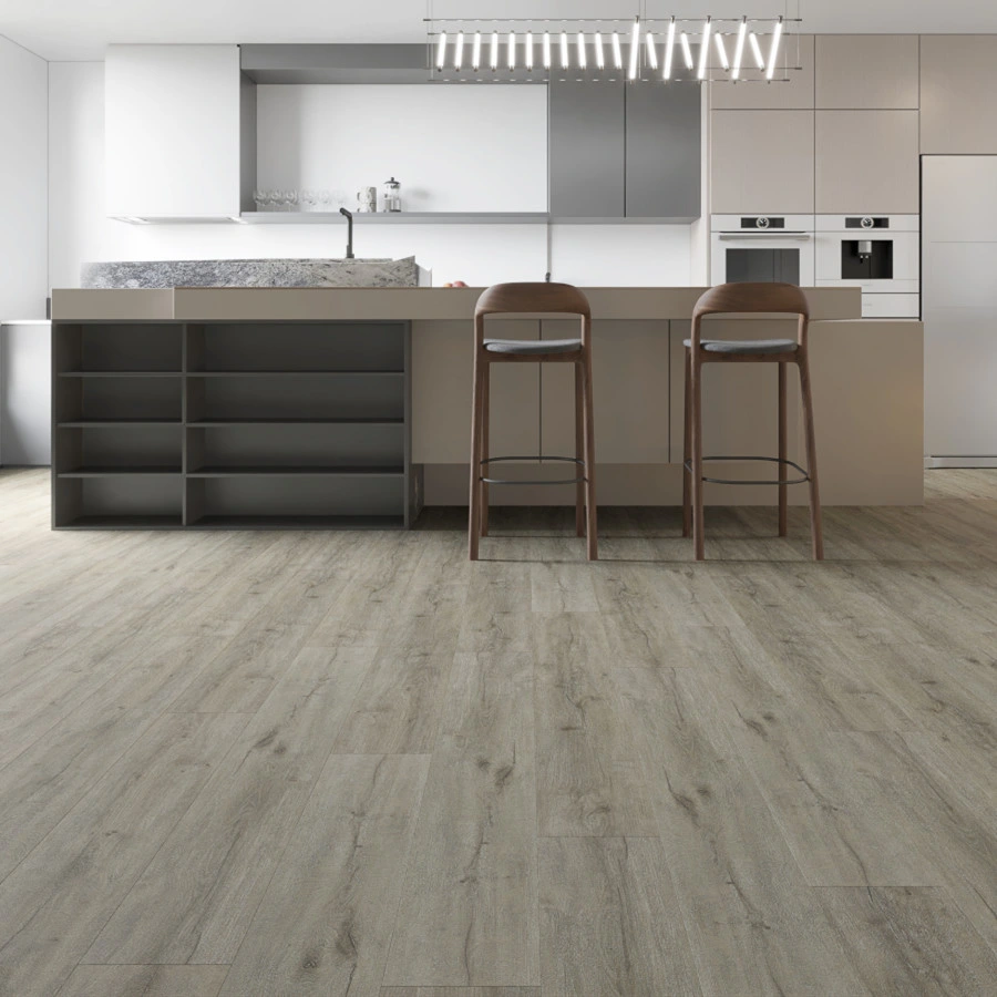 Customized Wood Grain Waterproof Luxury Wear Resistant Plastic Vinyl Click Unilin Spc Flooring