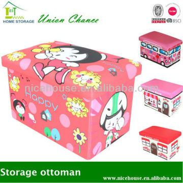 cube storage stool/inflatable ottoman/small storage stool