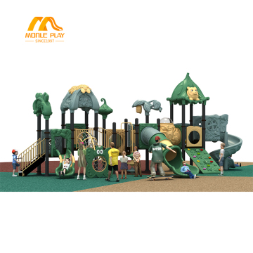 Monle Hot Selling Animal Themed Children's Slide Outdoor Playground Amusement Park Set