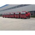 Dongfeng Fire Firing Fightler Sprinkler Water Tank Bombes de bomba