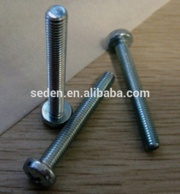 din7985 pozi pan head machine screw galvanized