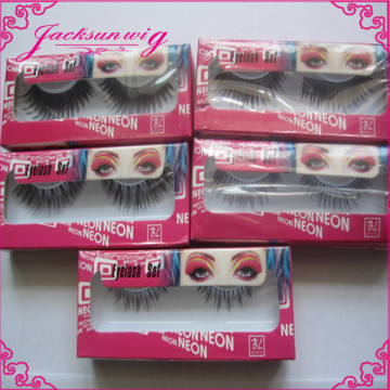 Sleek human hair false eyelashes,fake lash ,eyelashes,eye lash