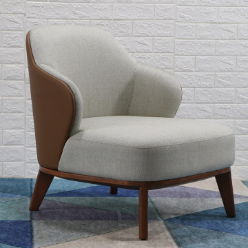 solid wood frame replica leslie lounge chair