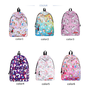 Mochila para niñas unicornio de primaria y secundaria 2019