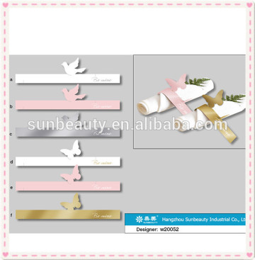 wholesale paper cup sticker decoration wedding