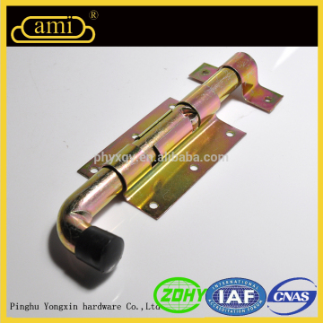 zinc color double sliding door hook bolt door lock