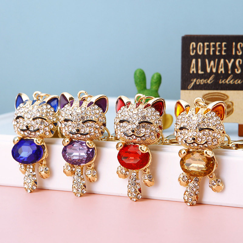 fashionable diamond keychain