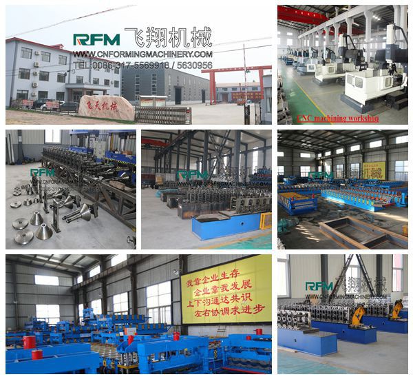 Feixiang roll forming equipments, double layer building machinery for zinc material