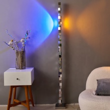Luxury Sunset Art Rubik's Cube Floor Lamp