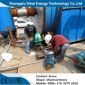 10 tons waste tire pyrolysis plant by Sihai