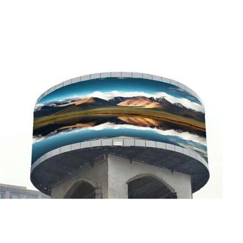 Outdoor projection P4 soft curved led screen