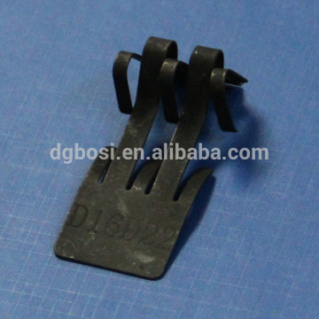 coated custom LOGO stamping soldering spring metal clip