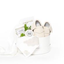 New born paper baby round baby gift box
