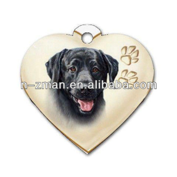 Dog Hangtag,Dog Printed Tag,Dog Heart shape tag