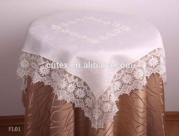 table cloth with lace