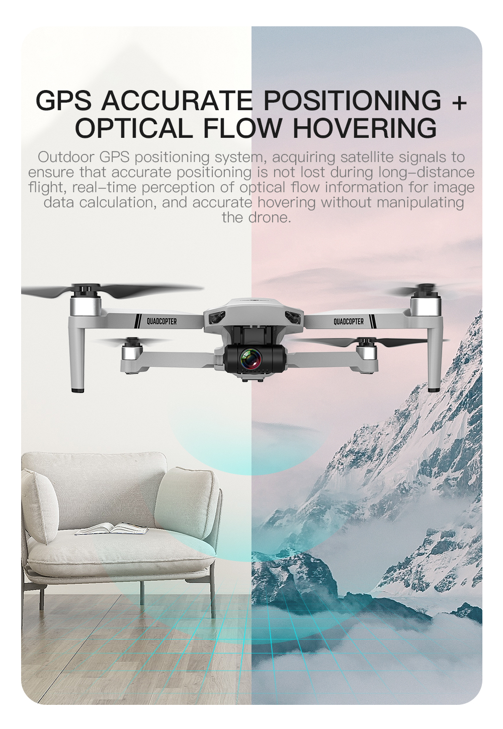 2021 New KF102 Drone 6k HD Camera 2-Axis Gimbal Professional Anti-Shake Aerial Photography 1.2km