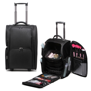 Professional Nylon Trolley Cosmetic Case