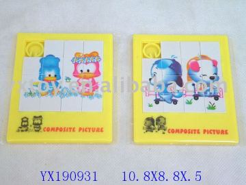 plastic sliding puzzle