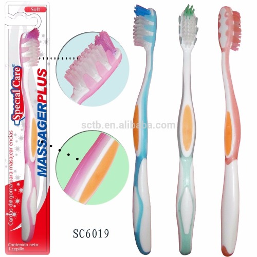 Achat direct de porcelaine vente chaude brosse à dents en plastique pour adultes