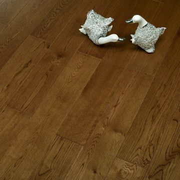Click system Brown Oak Engineered Wood Flooring