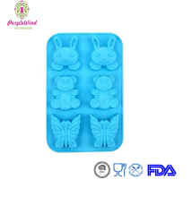 Novelty Animal Style Silicone Cake Pan Butterfly Soap Chocolate Baking Mold