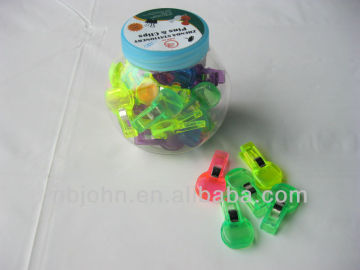 35pcs colorfull plastic clip set