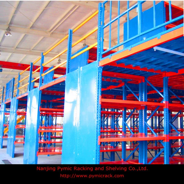 Warehouse Storage Heavy Duty Industrial Steel Mezzanine Rack