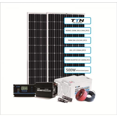 500W 550W Off Grid Solar System