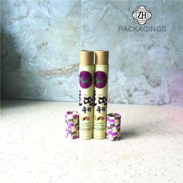 Custom small paper cardboard tubes packaging