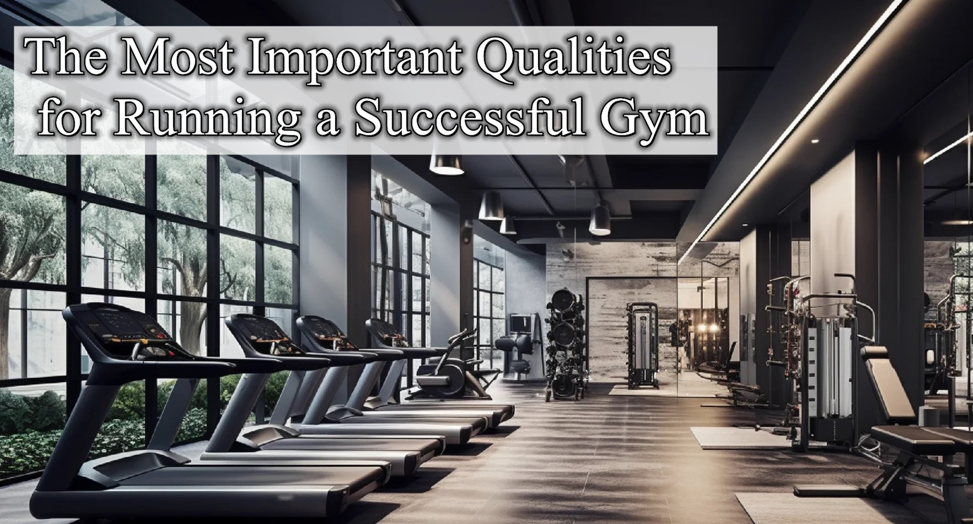 The Most Important Qualities for Running a Successful Gym