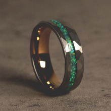 Dongguan Wholesale Tungsten Carbide Green Opal Rings