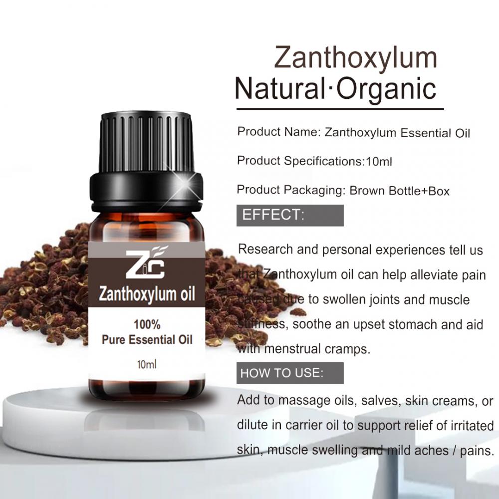 Huile de zanthoxylum pure de qualité supérieure en bon prix