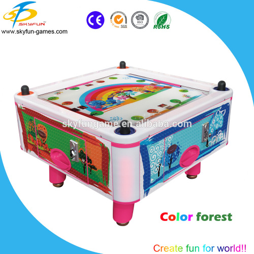 2015 hotest sale kids air hockey table 4 player Square Cube Air Hockey for sale