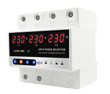JJTP2-100V Auto Phase Selector: Intelligent Changeover Switch with Adjustable Voltage Protection