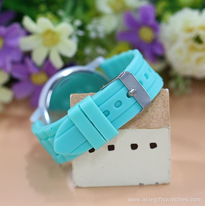 Young Girls Boys Silicone Wrist Watch Wristwatch