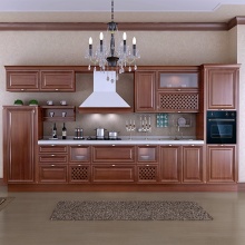 Maple Solid Wood Italian Modern Kitchen Cabinets Made in China