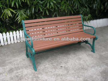 Antique cast iron and wood garden bench,cast iron garden bench,recycled plastic benches