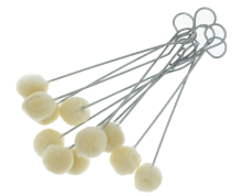 Leather Dye Dauber Set - 50pcs DIY Craft Wool Daubers with Metal Handles