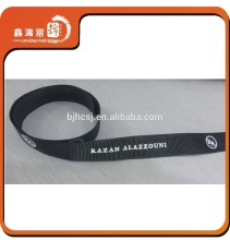 Welcome OEM fashion printed logo gift grosgrain ribbon
