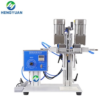Four Wheel Desktop Bottle Clamping and Capping Machine