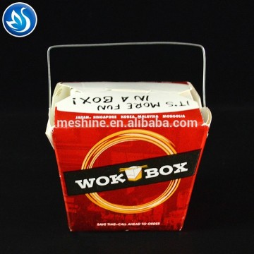 Pasta paper box square noodle box withe handle