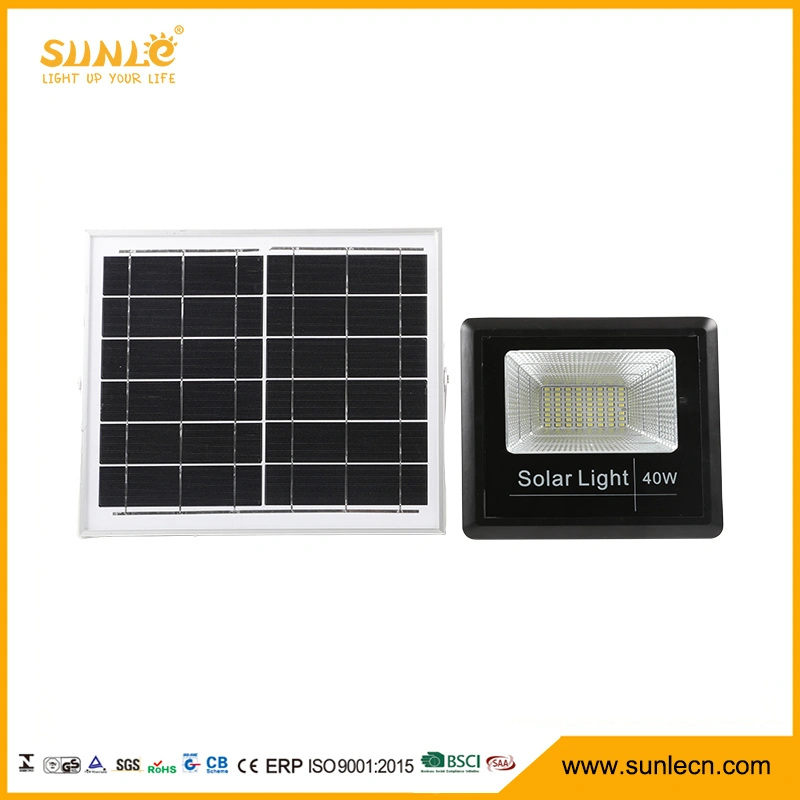 Waterproof Outdoor Cheap 40W Solar LED Flood Lamp Time Light Control LED Floodlight