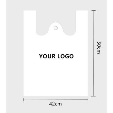 Compostable T-Shirt Type Supermarket Plastic Bags