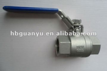 2-PC Screwed Stainless Steel Ball Valves