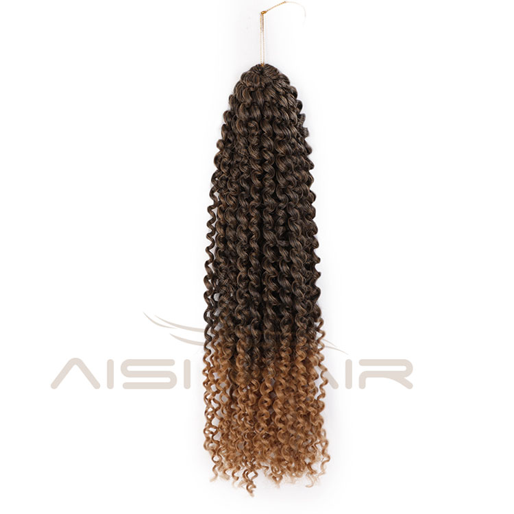 Aisi Hair Afro Curly Multi Ombre Color Synthetic Marly Braiding Hair Extensions Crochet Hairpiece Braids For Black Women