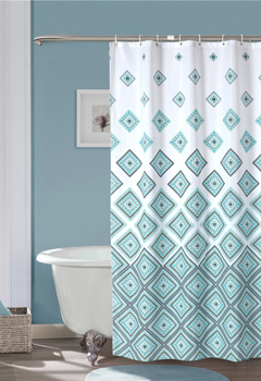 Mildew Resistant Fabric Shower Curtain Liner Waterproof hotel bathroom curtainl wholesale shower curtain 72x72