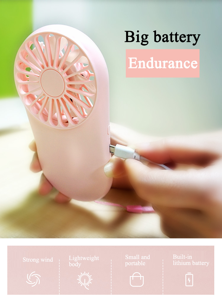 2021 top selling cool mini handheld portable USB rechargeable fan home office outdoor travel