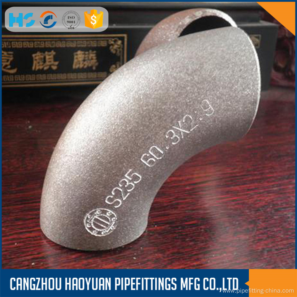 Sch40 90 Degree Carbon Steel Butt Welded Elbow